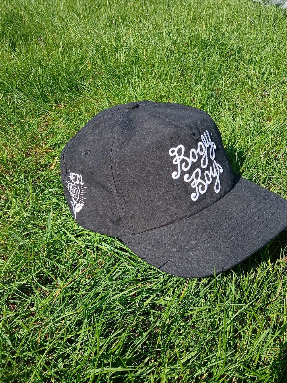 Black 'Baggy Boys' Script Cap